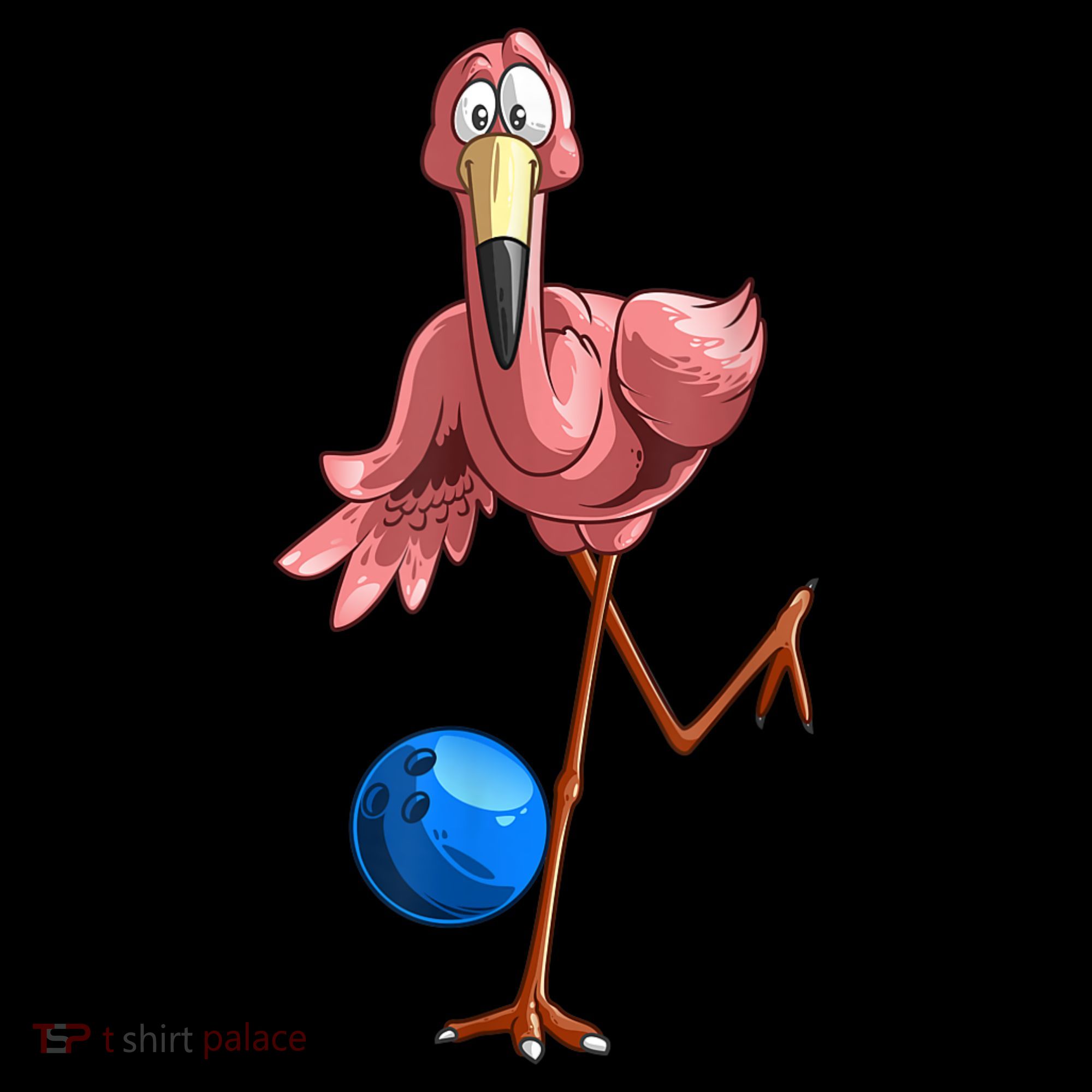 Cool Bowling Flamingo Visor