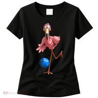 Cool Bowling Flamingo Women's T-Shirt thumb 0