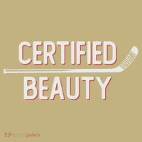 Certified Beauty Funny Ice Hockey Slang Wheel Snipe Celly Cool Gift Polo thumb 2