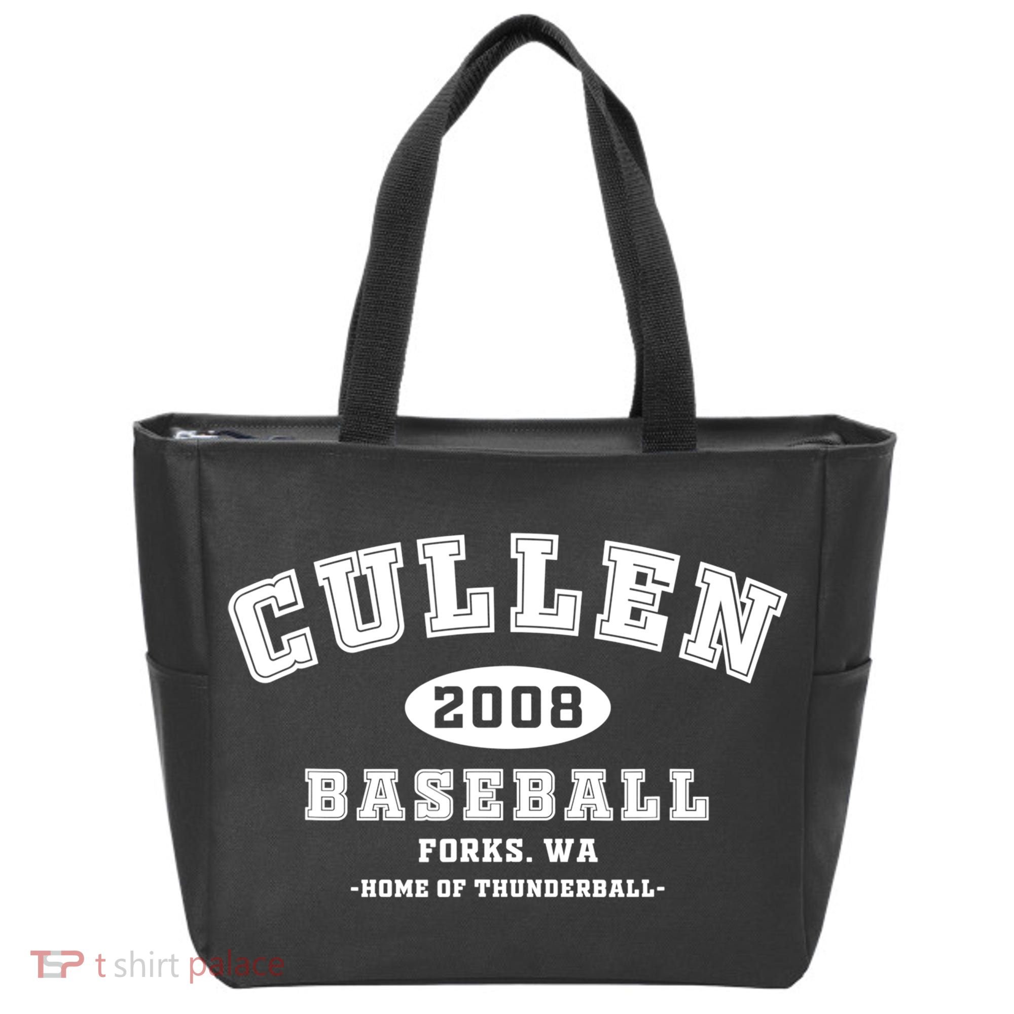 Cullen Baseball Forks Washington, Home Of Thunderball TShirt Tote Bag