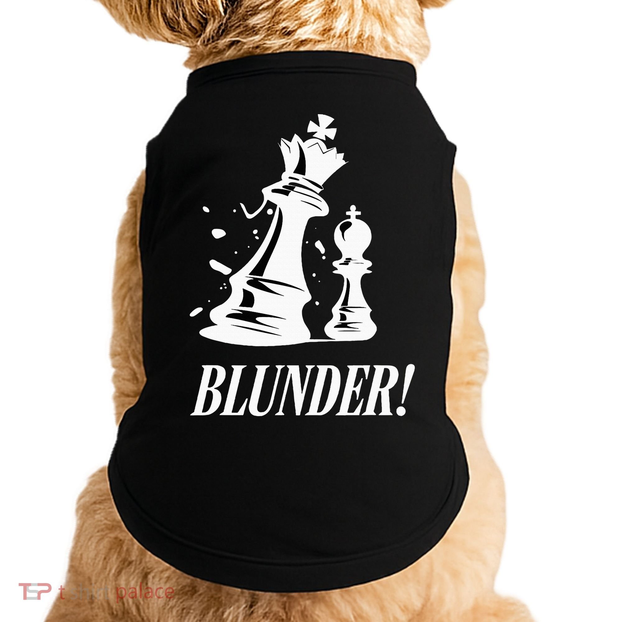 Chess Blunder Funny Player Joke Club Team Game Humor Doggie Tank