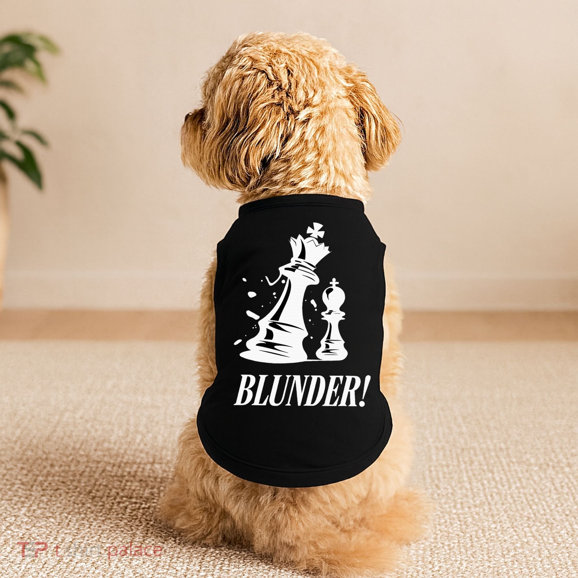 Chess Blunder Funny Player Joke Club Team Game Humor Doggie Tank