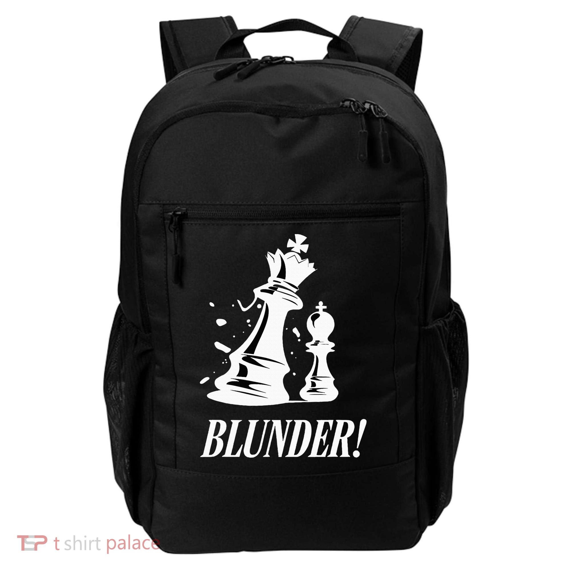 Chess Blunder Funny Player Joke Club Team Game Humor Backpack
