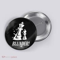 Chess Blunder Funny Player Joke Club Team Game Humor Button thumb 0