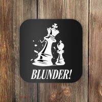 Chess Blunder Funny Player Joke Club Team Game Humor Coaster thumb 0