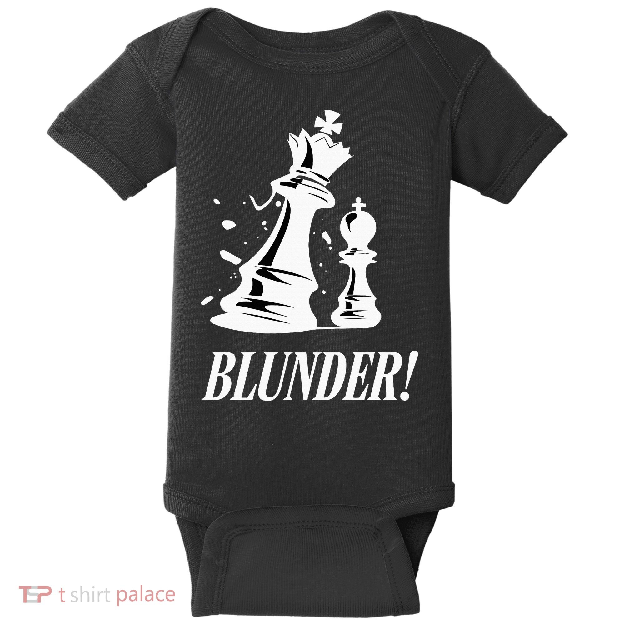 Chess Blunder Funny Player Joke Club Team Game Humor Baby Bodysuit