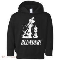 Chess Blunder Funny Player Joke Club Team Game Humor Toddler Hoodie thumb 0