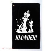Chess Blunder Funny Player Joke Club Team Game Humor Golf Towel thumb 0