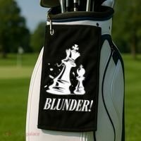 Chess Blunder Funny Player Joke Club Team Game Humor Golf Towel thumb 2