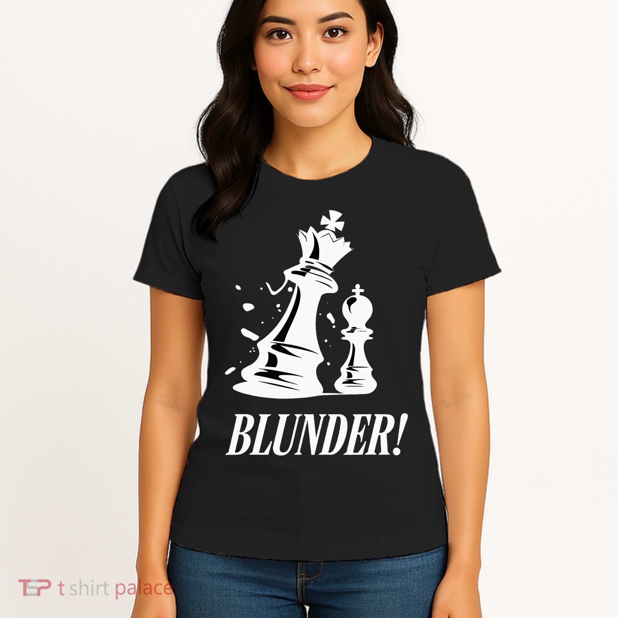 Chess Blunder Funny Player Joke Club Team Game Humor Women's T-Shirt