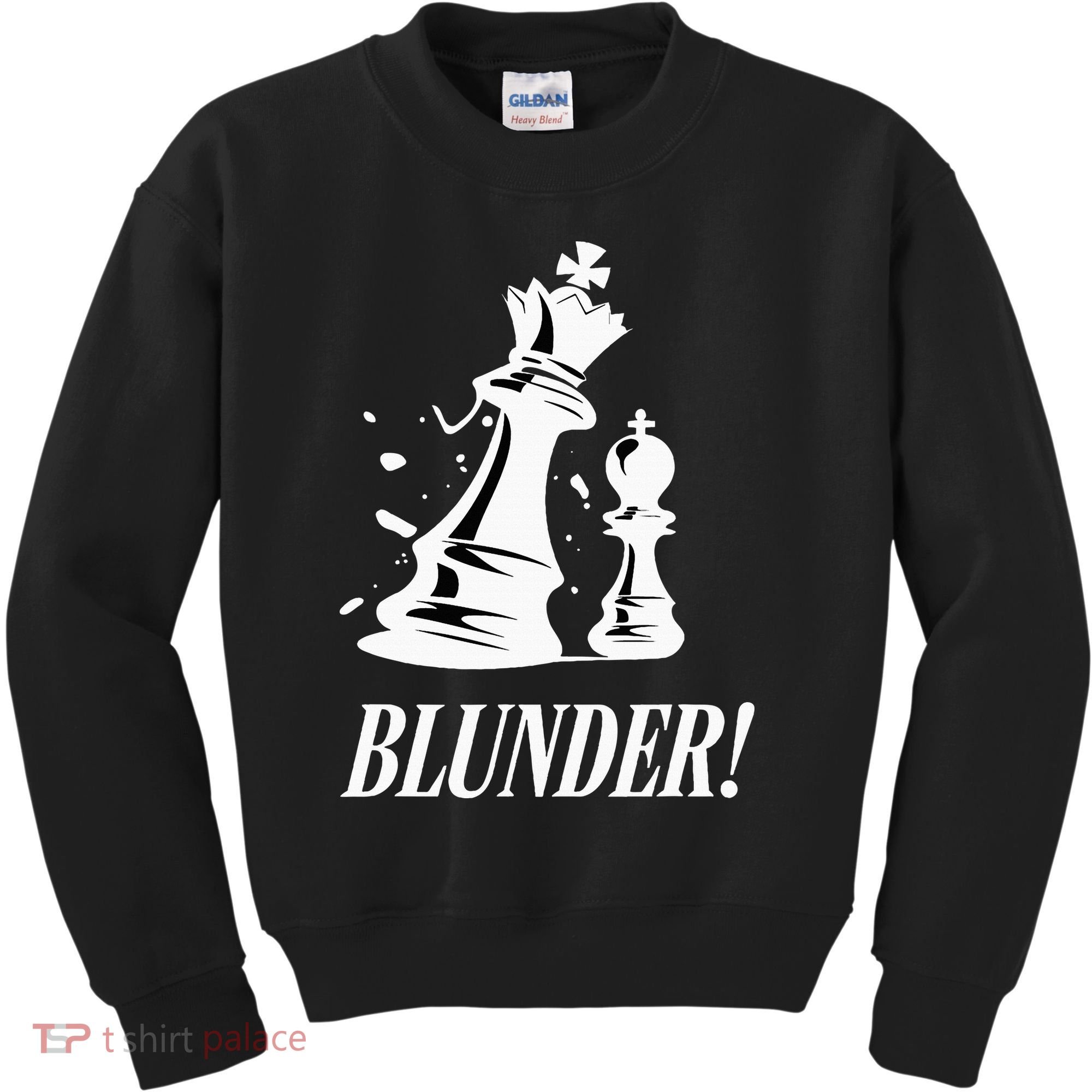Chess Blunder Funny Player Joke Club Team Game Humor Kids Sweatshirt