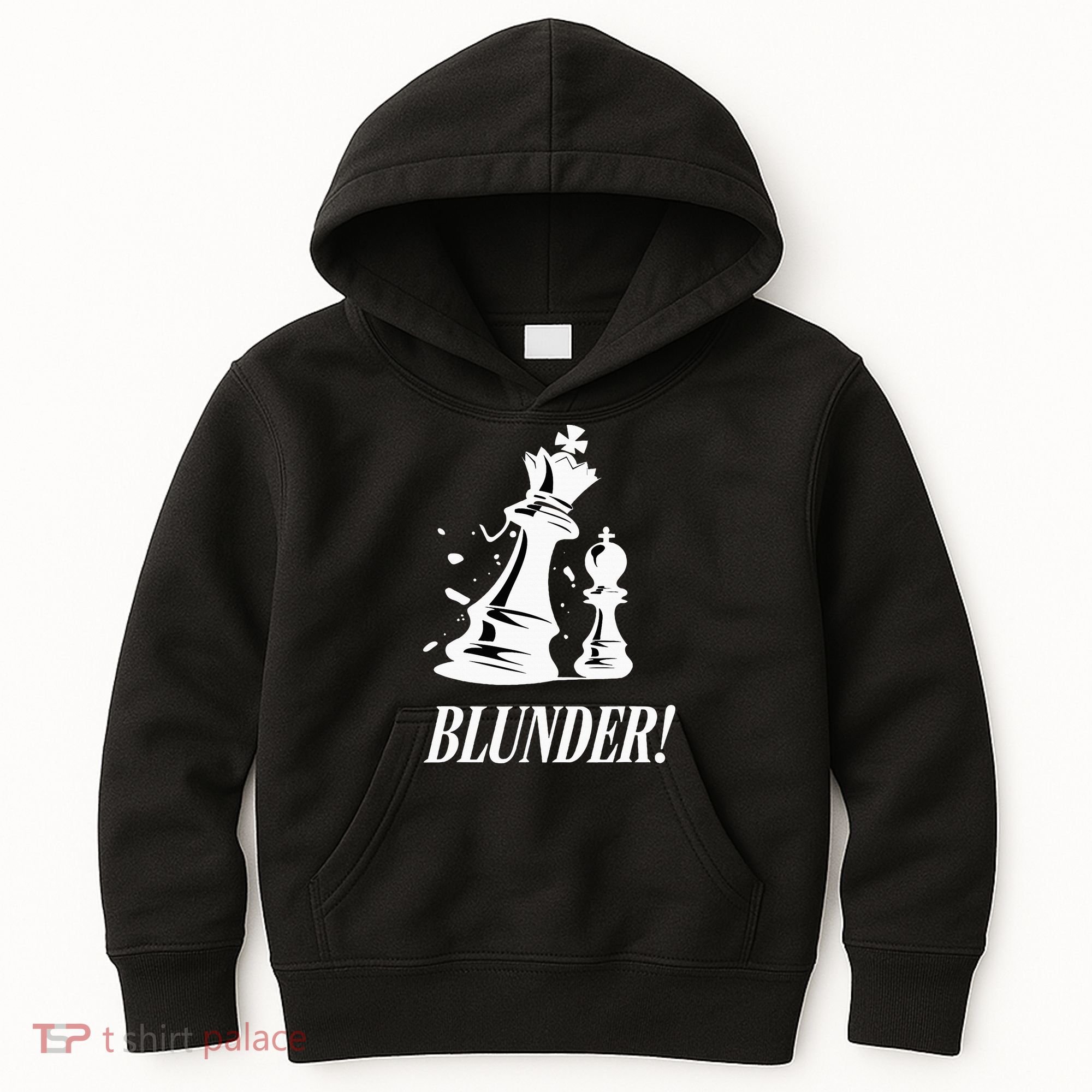Chess Blunder Funny Player Joke Club Team Game Humor Kids Hoodie