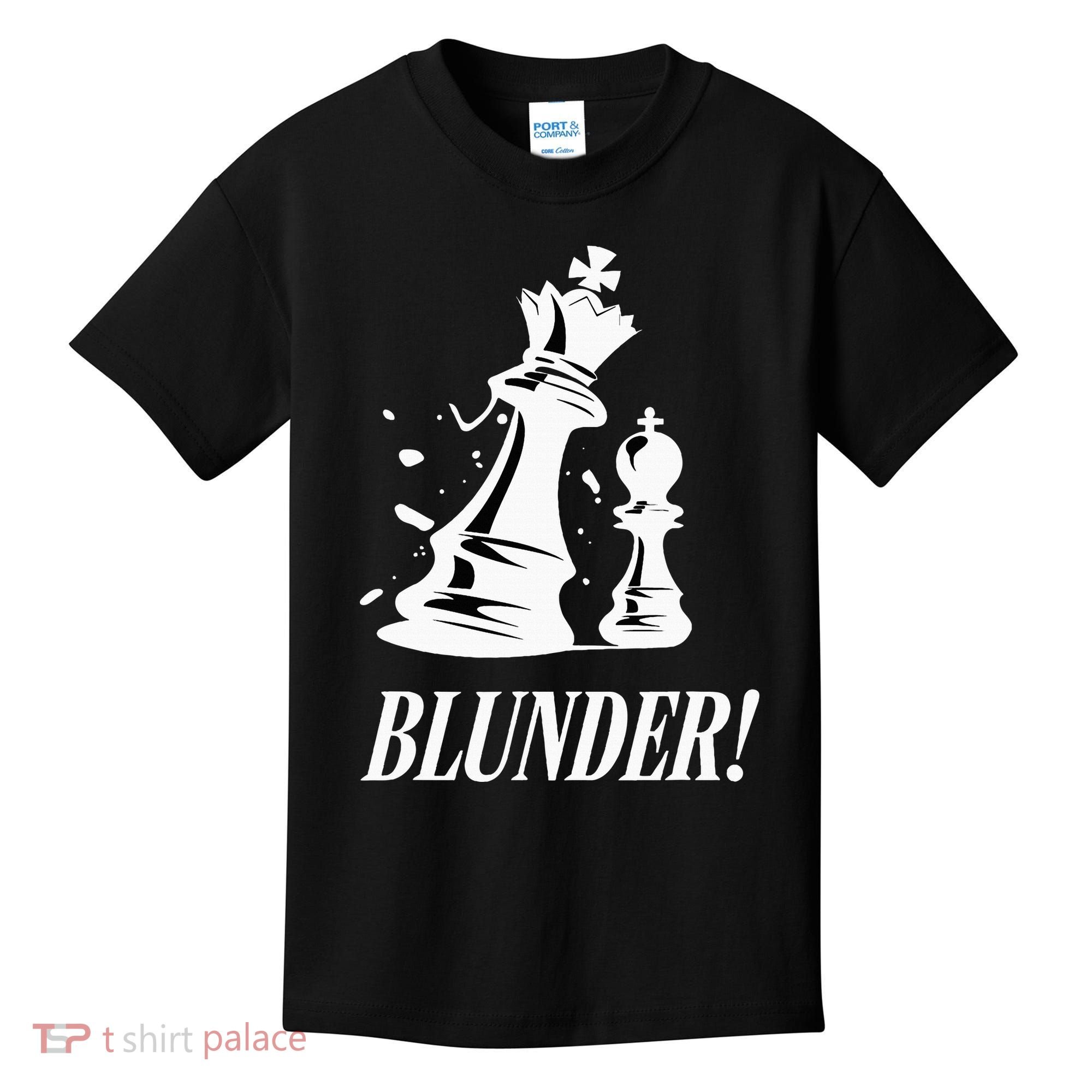 Chess Blunder Funny Player Joke Club Team Game Humor Kids T-Shirt