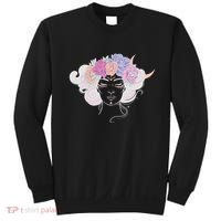 Cute Boho Flower Crown Woman Sweatshirt thumb 0