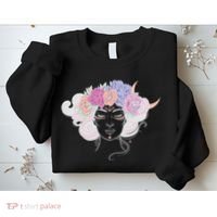 Cute Boho Flower Crown Woman Sweatshirt thumb 2