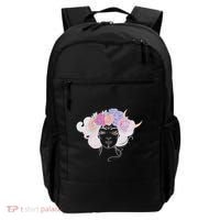 Cute Boho Flower Crown Woman Backpack thumb 0