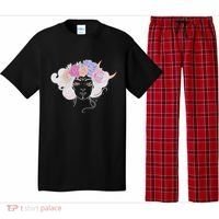Cute Boho Flower Crown Woman Pajama Set thumb 0