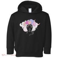 Cute Boho Flower Crown Woman Toddler Hoodie thumb 0