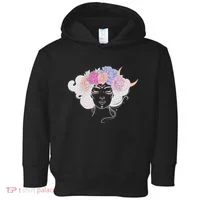 Cute Boho Flower Crown Woman Toddler Hoodie thumb 0