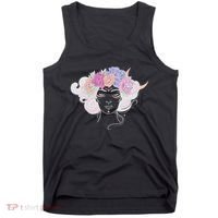 Cute Boho Flower Crown Woman Tank Top thumb 0