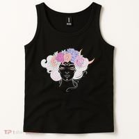 Cute Boho Flower Crown Woman Tank Top thumb 2