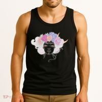Cute Boho Flower Crown Woman Tank Top thumb 3