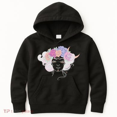 Cute Boho Flower Crown Woman Kids Hoodie