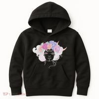 Cute Boho Flower Crown Woman Kids Hoodie thumb 0