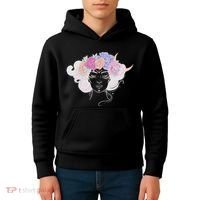 Cute Boho Flower Crown Woman Kids Hoodie thumb 4