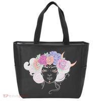 Cute Boho Flower Crown Woman Tote Bag thumb 0