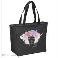 Cute Boho Flower Crown Woman Tote Bag thumb 2
