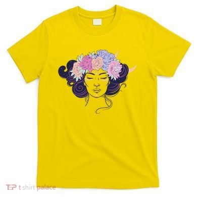 Cute Boho Flower Crown Woman T-Shirt