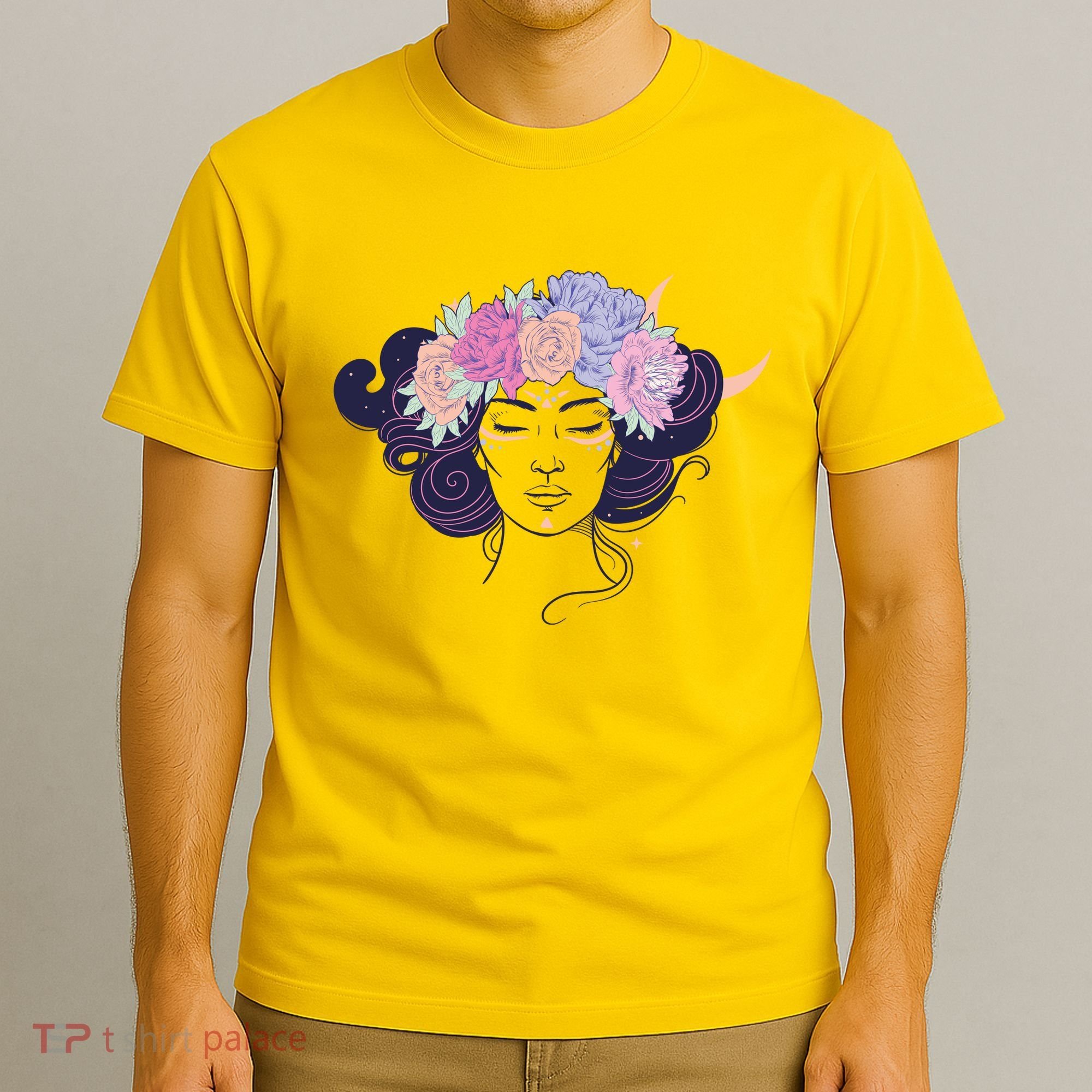 Cute Boho Flower Crown Woman T-Shirt