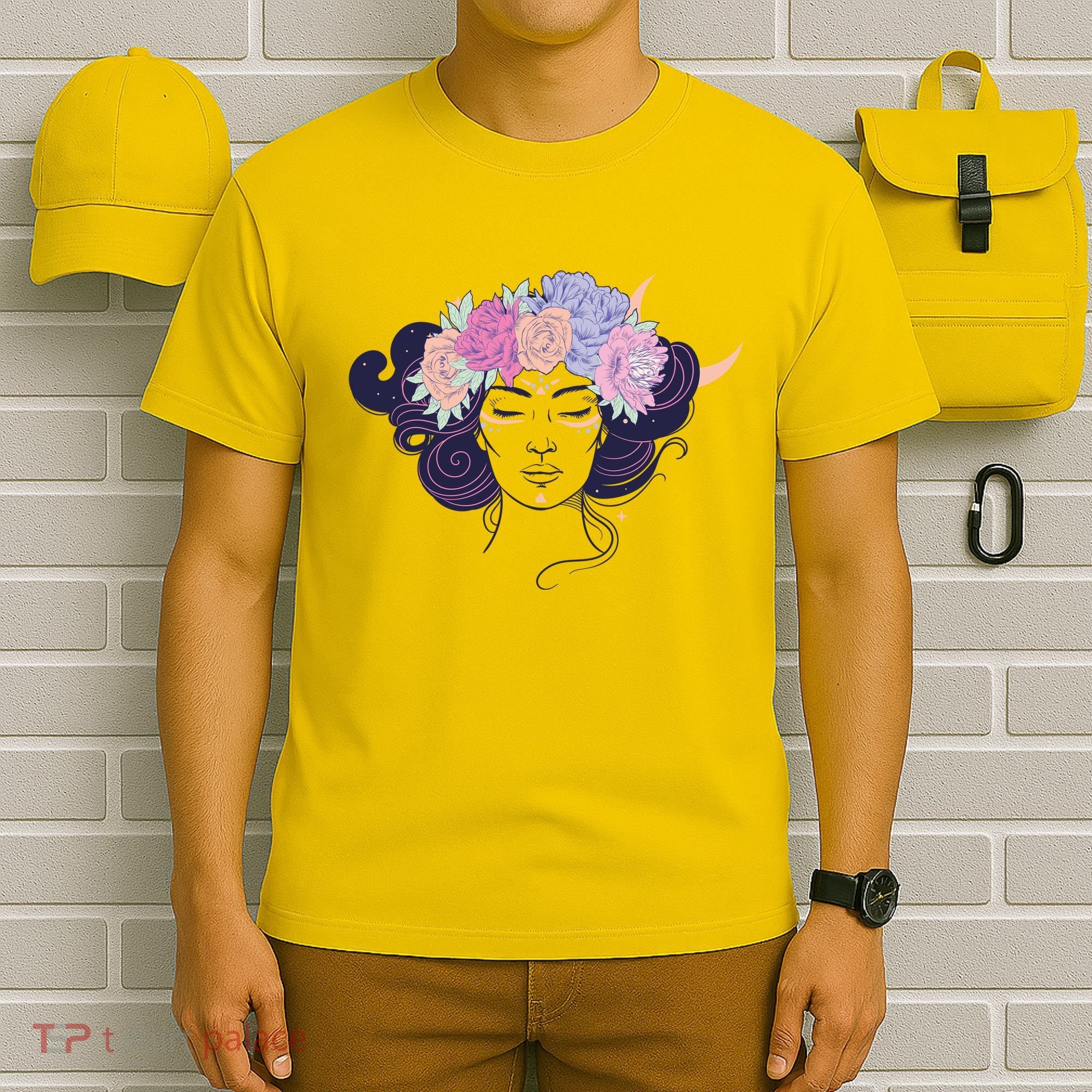 Cute Boho Flower Crown Woman T-Shirt