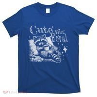 Cute But Feral Funny Raccoon Meme Love Coffee Gift T-Shirt thumb 0
