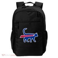Cat Bills Funny Football Fan Backpack thumb 0