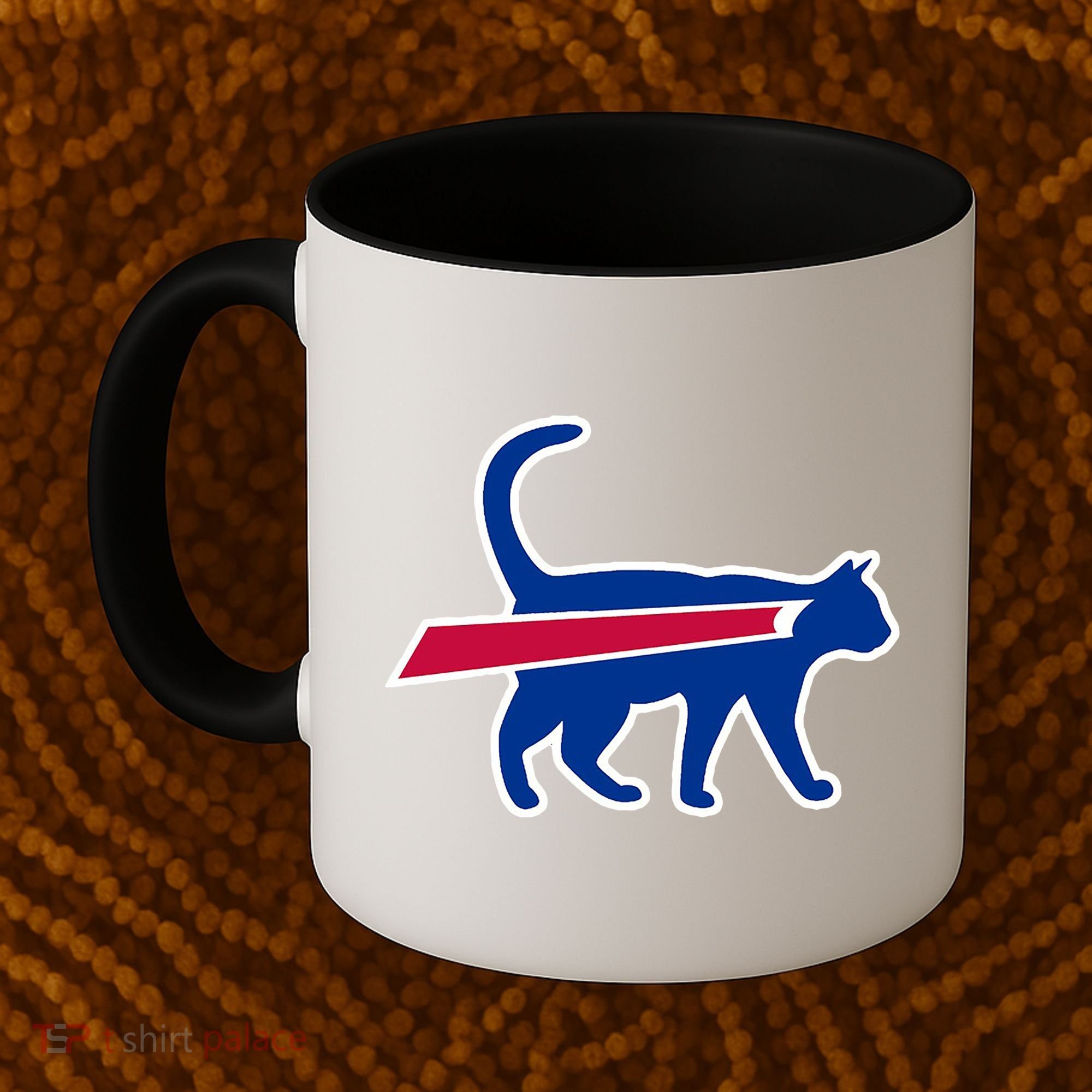 Cat Bills Funny Football Fan Coffee Mug