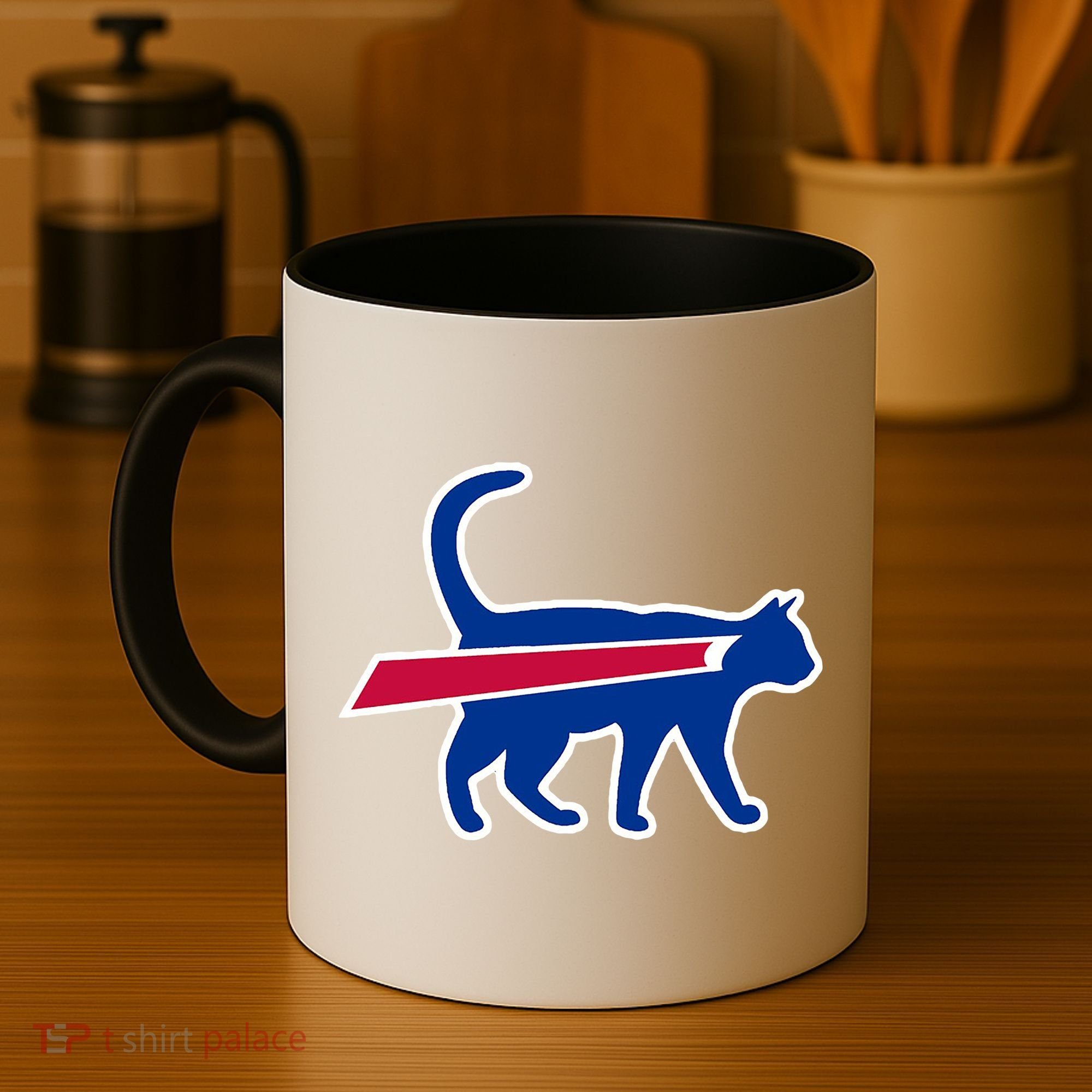 Cat Bills Funny Football Fan Coffee Mug