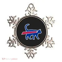 Cat Bills Funny Football Fan Ornament thumb 0