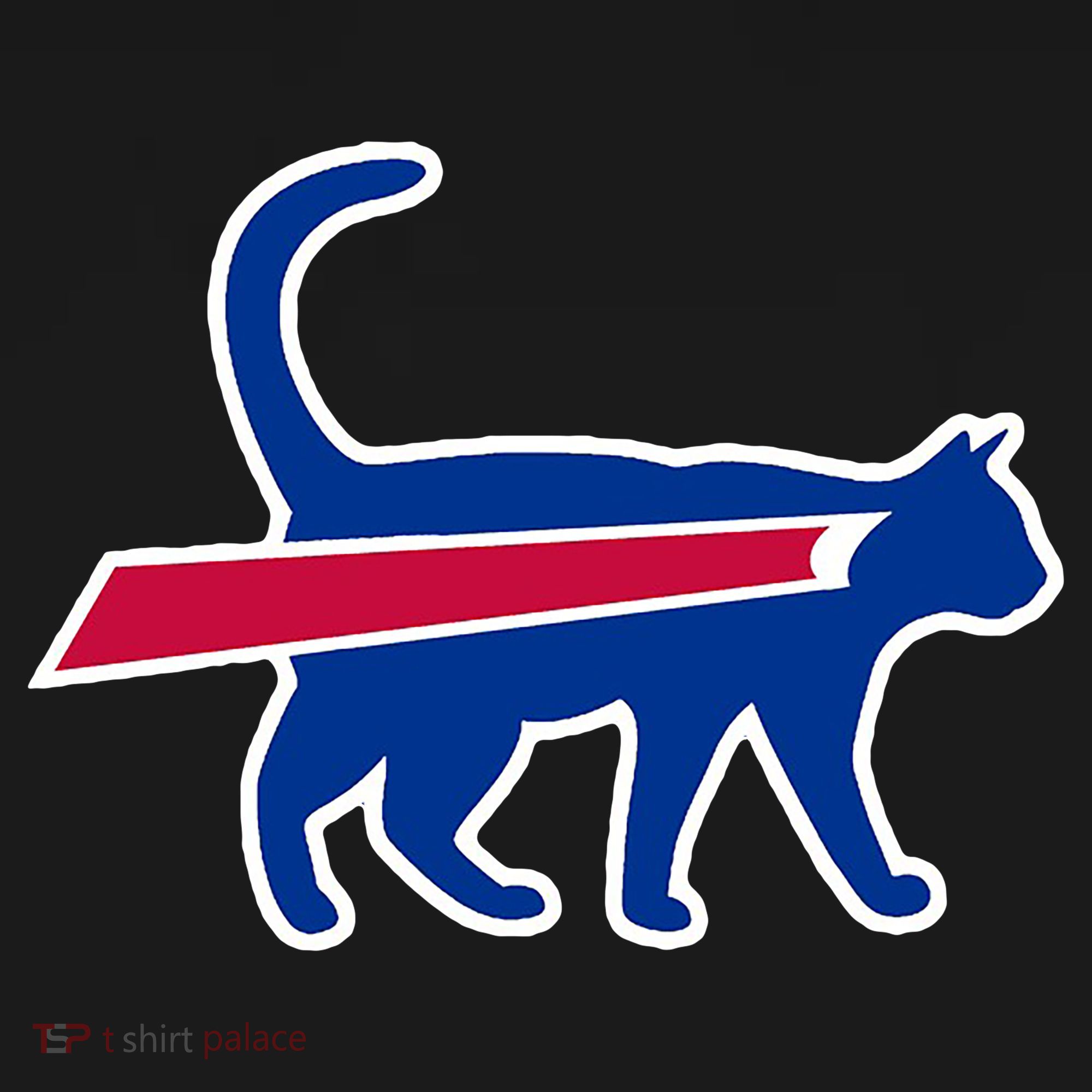Cat Bills Funny Football Fan Ornament