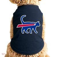 Cat Bills Funny Football Fan Doggie Tank thumb 0