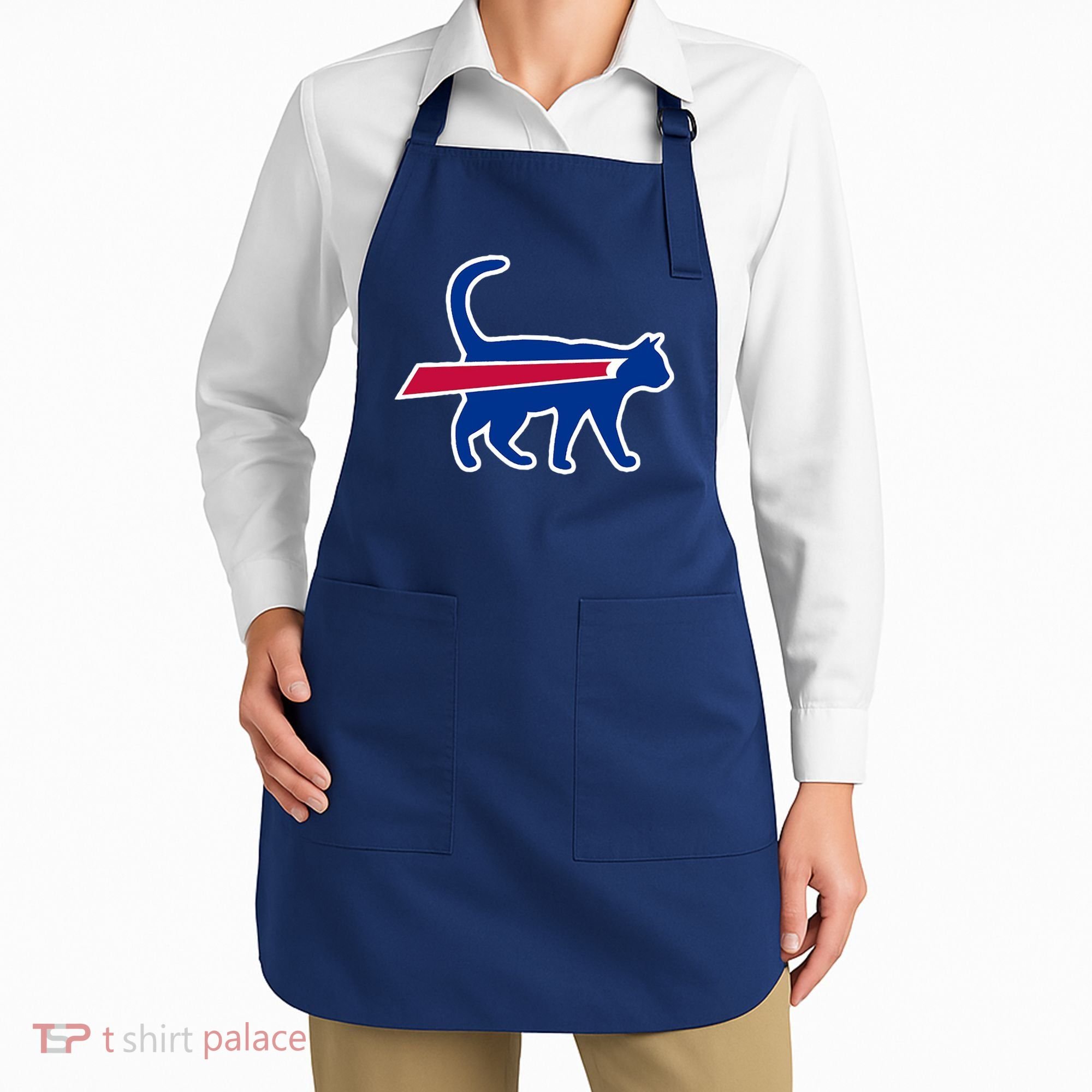 Cat Bills Funny Football Fan Apron