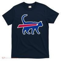 Cat Bills Funny Football Fan T-Shirt thumb 0