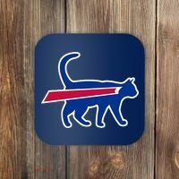 Cat Bills Funny Football Fan Coaster thumb 0