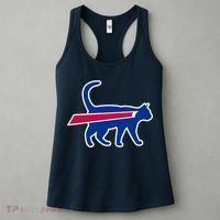 Cat Bills Funny Football Fan Women's Tank Top thumb 3