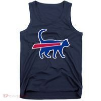 Cat Bills Funny Football Fan Tank Top thumb 0