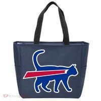 Cat Bills Funny Football Fan Tote Bag thumb 0