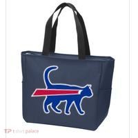 Cat Bills Funny Football Fan Tote Bag thumb 3