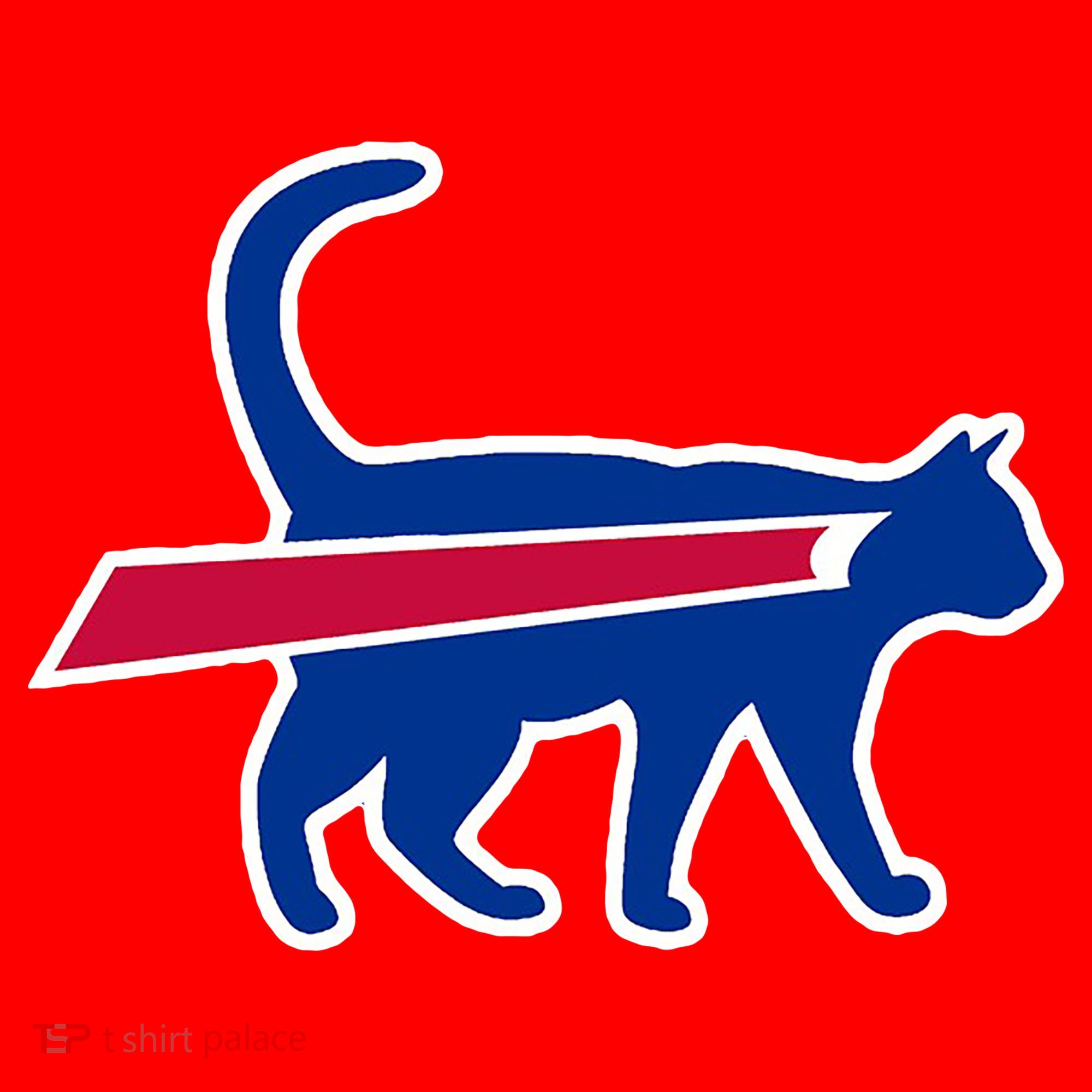 Cat Bills Funny Football Fan Santa Hat