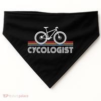 Cycologist Bicycle Funny Cycling Cycologist USA-Made Doggie Bandana thumb 0